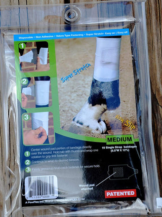 Equine BandaFlex Non-Adhesive, Disposable, Washable and Reusable Bandages