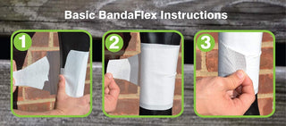 Vet Wrap Alternative| Equine BandaFlex Horse Bandages for Lower Leg| Double catch Hook & Loop Fasteners| Silicone Non-Slip Grip Strip| Super Stretch | Disposable| Washable| Breathable