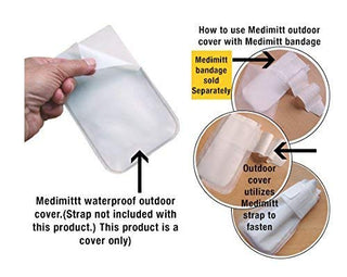 PawFlex Outdoor Water Proof Cover. Slides Over MediMitts for Dogs paw (which are Sold Separately) Fastens with Medimitt Strap. Useful for hot Spots, Allergies & Chronic Licking Value pk