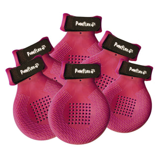 PawFlex Gripsterz All Weather Outdoor Breathable Nonslip Silicone Dog Boots.  Super Stretchy Paw Protection - Dog Shoes for Hot Pavement, Snow, Ice, and Rain. Provides traction on slippery surfaces- Durable and Form Fitting