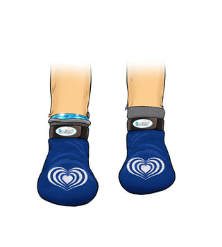 PawFlex Gripsterz Silicone Under Boot Grip Bands for Keeping Dog Boots, Shoes and Socks on - No Twisting or Falling Off- Super Soft, Cushiony and Stretchy Nonslip Grippy Under Boot Wrist/Ankle Bands- Works with all Dog Socks and Boot