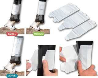 Equine BandaFlex Non-Adhesive, Disposable, Washable and Reusable Bandages
