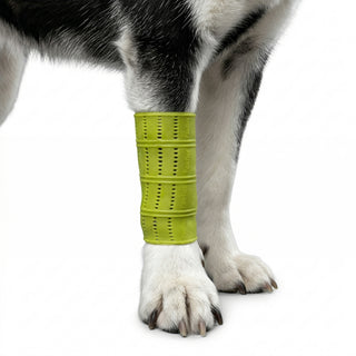 PawFlex Gripsterz Super Stretchy and Grippy Silicone Dog Leg Sleeve Protection for under Leg Braces or over Bandages- Provides Cushion and Grip- Keeps Braces and Bandages in Place.