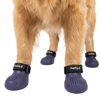 PawFlex Gripsterz Indoor Wound Care Boot with Woundpad inserts- Paw Bandage- Super Soft Cushiony, Breathable Stretchy Silicone Dog Boots. Paw Protection Covers- Waterproof Bottoms, NonSlip Rubber Dog Shoes for traction on slippery surfaces