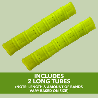 PawFlex Gripsterz Super Stretchy and Grippy Silicone Dog Leg Sleeve Protection for under Leg Braces or over Bandages- Provides Cushion and Grip- Keeps Braces and Bandages in Place.