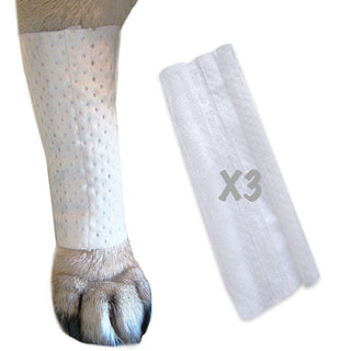 PawFlex Protective Sleeve Tubular Cover - Bandages - For Dogs Cats and other Pets First Aid Wound Care Comfortable Non-adhesive Breathable and Water Resistant (yields 14-21 covers) (Pack of 3, 12 & 18)