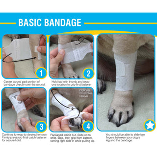 Basic Pet Bandage-4 bandages per pack